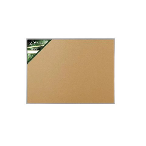 Kit 3 Quadros de Cortiça Standard 90x60cm Moldura de Alumínio Pop Referência 5703 SOUZA