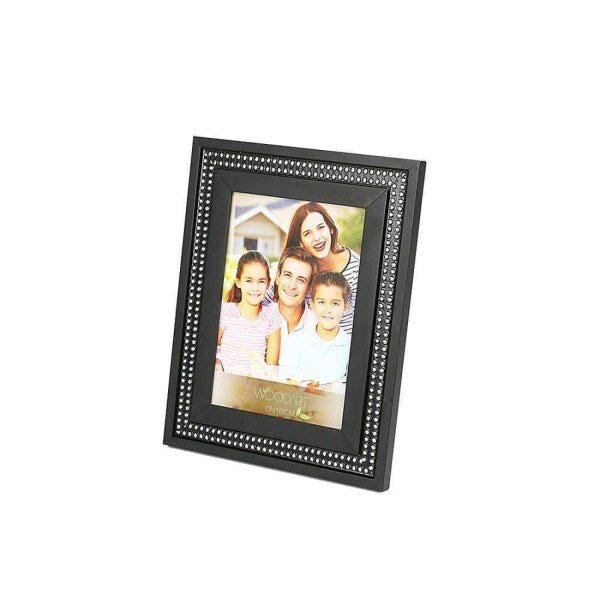 Porta Retrato Strass Preto 20cmx25cm Rojemac - 1