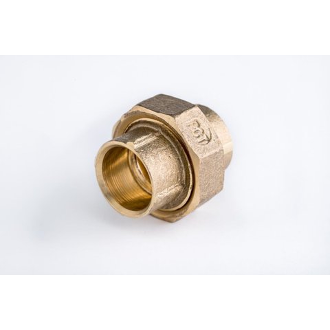 União Latão Bronze B 22 B 22Mm Ramo SEM ANEL DE SOLDA