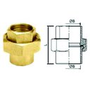 Ver imagem 3 de União Latão Bronze B 22 B 22Mm Ramo SEM ANEL DE SOLDA