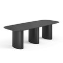 Ver imagem 2 de Mesa de Jantar Orgânica Tivoli 320cm X 110cm 10 Lugares Lamina Cinamomo Preto