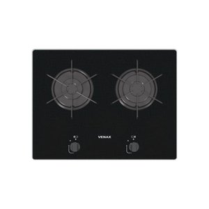 COOKTOP LINEAR 2 BOCAS VENAX ARENA PRETO GAS GLP
