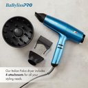 Ver imagem 4 de Babylisspro Falco Secador Nano Titanium 2000w Azul com Íons