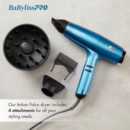 Babylisspro Falco Secador Nano Titanium 2000w Azul com Íons - 4