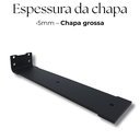 Ver imagem 3 de Kit 4 Suportes de Prateleira Largo 30cm Aço Reforçado Estilo Moderno Mão Francesa Preto