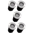Ver imagem 1 de 5 Embutido Solo 1w Balizador Led Blindado Ip67 Inox Spot Chão Piso