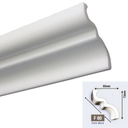 Ver imagem 3 de Moldura Rodateto Isopor F80 / 7cm (barra 2 Mt):branco