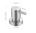 Ver imagem 3 de Acabamento de Registro Inox Link Doan Noxac01 Padrão Deca