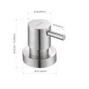 Ver imagem 3 de Acabamento de Registro Inox Link Doan Noxac01 Padrão Deca