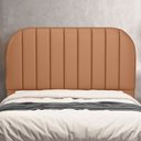 Ver imagem 1 de Cabeceira Cama Box Casal Estofada Orgânica 140cm Alice W01 Couríssimo Mocca - Lyam Decor