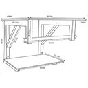 Ver imagem 5 de GABINETE DE VIDRO PARA BANHEIRO 60CM AP CUBA ABAULADA BRANCO COM TORNEIRA CROMADA