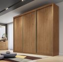 Ver imagem 2 de Guarda Roupa Casal 3 Portas 6 Gavetas - Sollo-cumaru - Móveis Novo Horizonte