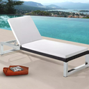 Ver imagem 4 de Espreguiçadeira Piscina Luxo Fibra Sintetica Com Almofada
