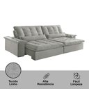Ver imagem 7 de Sofá Victory Linho 02 Módulos de 80cm B25cm Meu Sofá Online