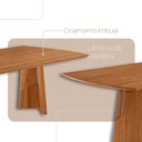 Ver imagem 5 de Sala de Jantar Mesa Florida 220cm Tampo Barril Laminado e 8 Cadeiras Suiça