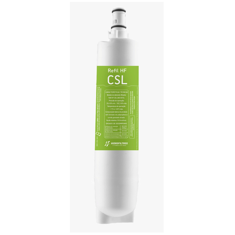 Refil HF-CSL Hidrofiltros - Compatível Consul CIX01 e CIX06 - Aplicação: CPC30, CPC31, CPB34,