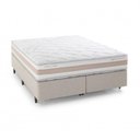 Ver imagem 3 de Colchão Kingsize Molas Ensacadas Dupla Face 150kg Herval 1,93x2,03 Cor Branco e Bege