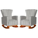 Ver imagem 1 de Kit 02 Poltronas Balanço Melinda Linho