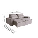Ver imagem 3 de Sofá Paris 2 Lugares 1,60cm Retrátil e Reclinável - de Casa Décor e Estofados.