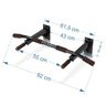 Barra Fixa Parede Crossfit Pull-up Chin-up Tríceps Paralelas - 3