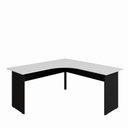 Ver imagem 5 de Mesa Angular New City Pé Painel 160 cm Cinza Cristal/Preto Gebb Work