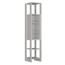 Ver imagem 2 de Closet 40cm 1 Porta 2 Prateleiras 3 Nichos Branco Yes Ey1070
