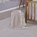 Ver imagem 3 de Enxoval de Bebe Kit de Berço Americano Cortina Algodão Menino Menina 9 Peças:dinossauro Verde