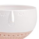 Ver imagem 3 de Cachepot Em Cerâmica Branco e Rosê 12,5 x 16,5cm D'Rossi
