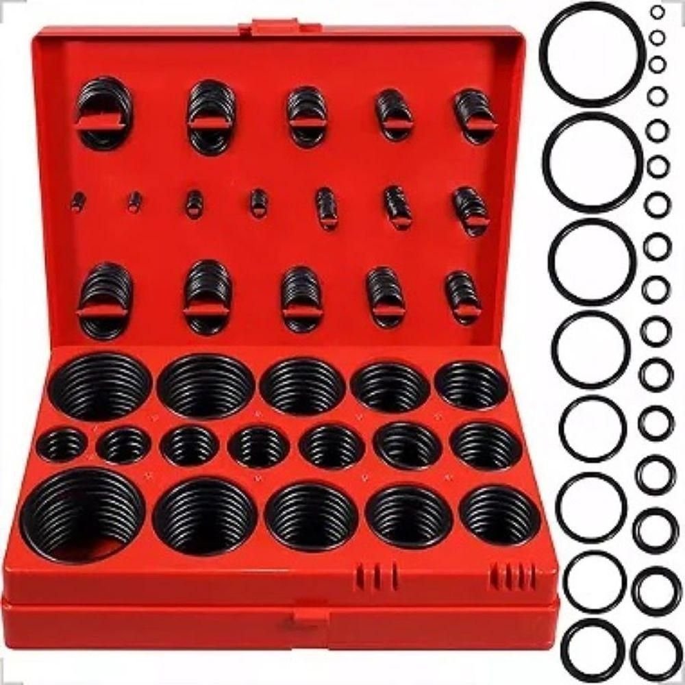 Oring Anel Vedação Jogo Estojo Borracha Kit Lorben 419 Peças - 2