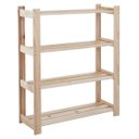 Ver imagem 1 de Estante para Livros 90 x 107 cm com 4 Prateleiras Modulare Natural Tramontina
