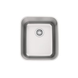 Cuba de Embutir Tramontina 34 x 40 cm Dora 34 BL em Aço Inox Acetinado com Válvula - 1
