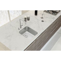 Cuba de Embutir Tramontina 34 x 40 cm Dora 34 BL em Aço Inox Acetinado com Válvula - 2