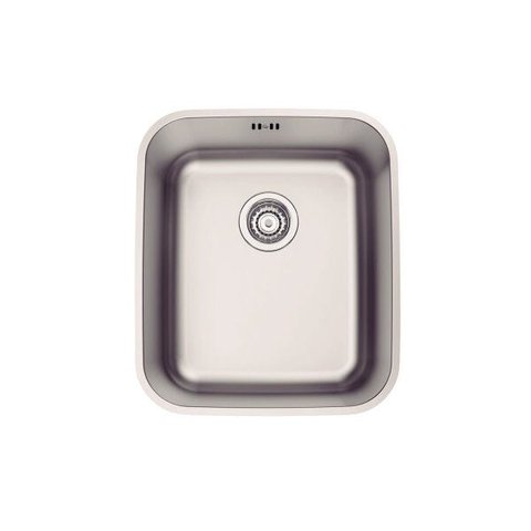 Cuba de Embutir Tramontina 34 x 40 cm Dora 34 BL em Aço Inox Acetinado com Válvula e Escape