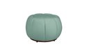 Ver imagem 7 de Poltrona Decorativa Giratória e Puff para Sala Living Concha Veludo Acqua - Divalê Shop