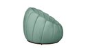 Ver imagem 5 de Poltrona Decorativa Giratória e Puff para Sala Living Concha Veludo Acqua - Divalê Shop