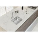 Ver imagem 2 de Cuba de Embutir Tramontina 40 x 34 cm Dora 40 BL em Aço Inox Acetinado com Válvula e Escape