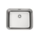 Ver imagem 1 de Cuba de Embutir Tramontina 50 x 40 cm Dora 50 BL em Aço Inox Acetinado com Válvula e Escape
