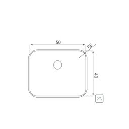 Cuba de Embutir Tramontina 50 x 40 cm Dora 50 BL em Aço Inox Acetinado com Válvula e Escape - 4