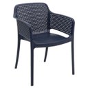 Ver imagem 1 de Cadeira Tramontina Gabriela Azul Navy em Polipropileno e Fibra de Vidro