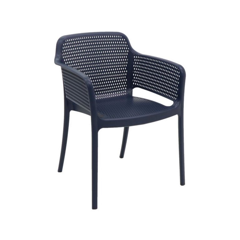 Cadeira Tramontina Gabriela Azul Navy em Polipropileno e Fibra de Vidro