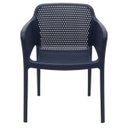 Ver imagem 2 de Cadeira Tramontina Gabriela Azul Navy em Polipropileno e Fibra de Vidro