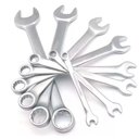 Ver imagem 1 de Jogo Chave Combinada 7 Peças 6 a 17 Chave de Boca Estrela