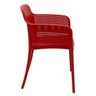 Cadeira Tramontina Gabriela Vermelha em Polipropileno e Fibra de Vidro - 4