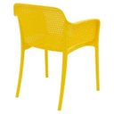Ver imagem 5 de Cadeira Tramontina Gabriela Amarela em Polipropileno e Fibra de Vidro