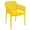 Ver imagem 1 de Cadeira Tramontina Gabriela Amarela em Polipropileno e Fibra de Vidro