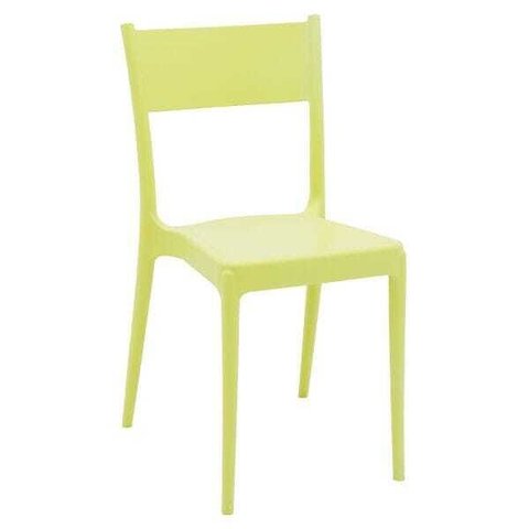 Cadeira Tramontina Diana Eco em Polipropileno Reciclado Amarelo