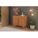 Ver imagem 5 de Buffet Aros 2 Portas Pés Madeira Maciça - Mavaular Naturale