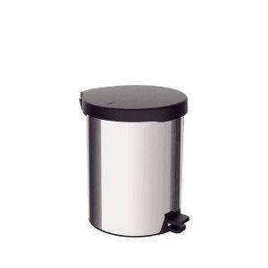 Lixeira com Pedal New Tramontina em aço inox com Acabamento Polido 12 L - 94538712