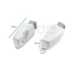 Kit Conjunto Acessórios Para Banheiro Louça Branco Embutir - 6