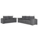 Ver imagem 6 de Conjunto de Sofá 2 e 3 Lugares Texas Suede Cinza